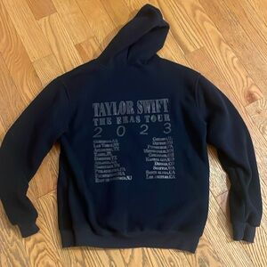 Taylor Swift the Eras tour hoodie 2023. Navy, Size M